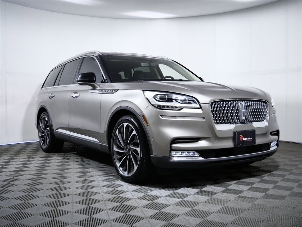 Used 2021 Lincoln Aviator Reserve with VIN 5LM5J7XC6MGL01633 for sale in Apple Valley, Minnesota
