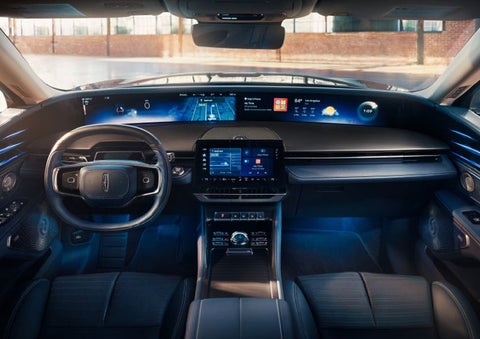 The panoramic display is shown in a 2025 Lincoln Nautilus® SUV. | Apple Lincoln Apple Valley in Apple Valley MN